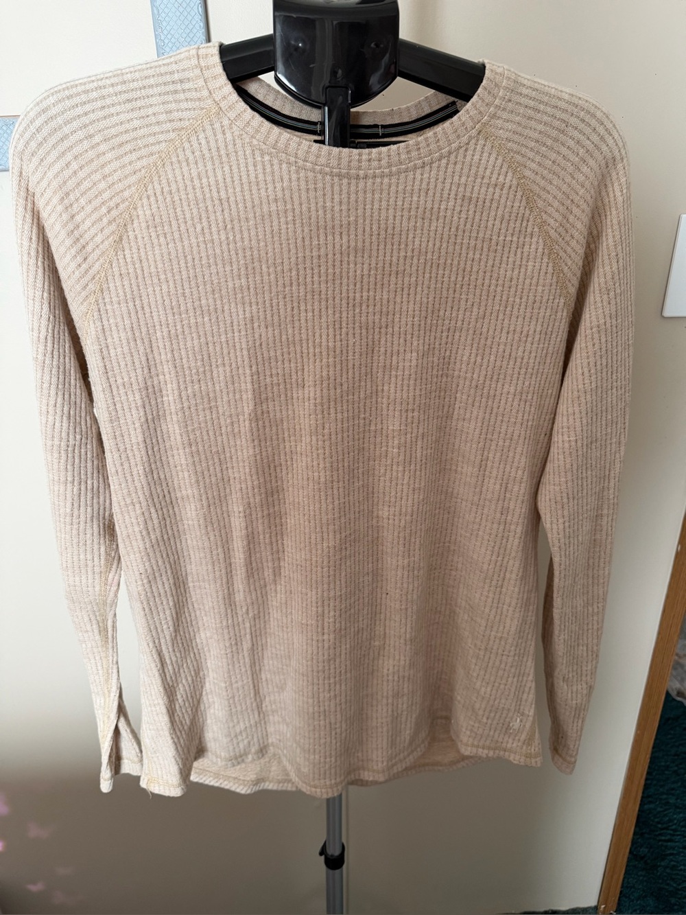 Smartwool Women's 100% Merino Wool Thermal Rib Crewneck Base Layer - Size L